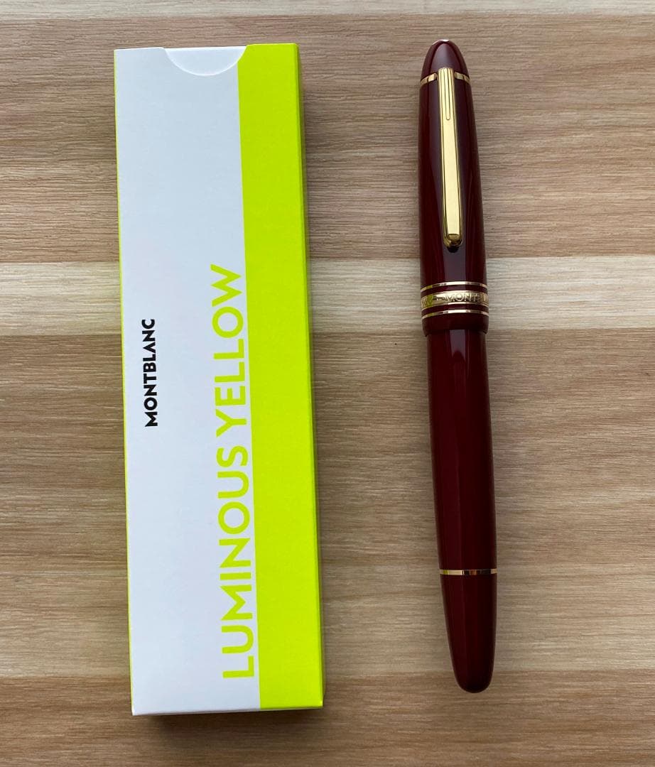 超美品 モンブラン ボルドー　ル・グラン166 ドキュメントマーカー 蛍光ペン