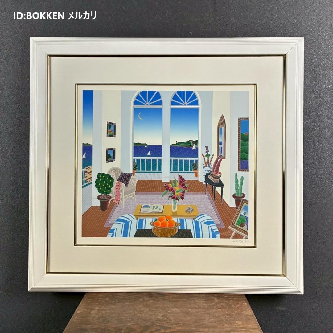 美品 トーマス・マックナイト「マダケット」シルクスクリーン サイン入 画廊シール