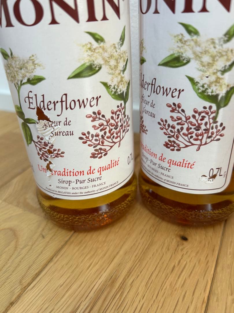 【未開封】MONIN エルダーフラワー・シロップ7本セット