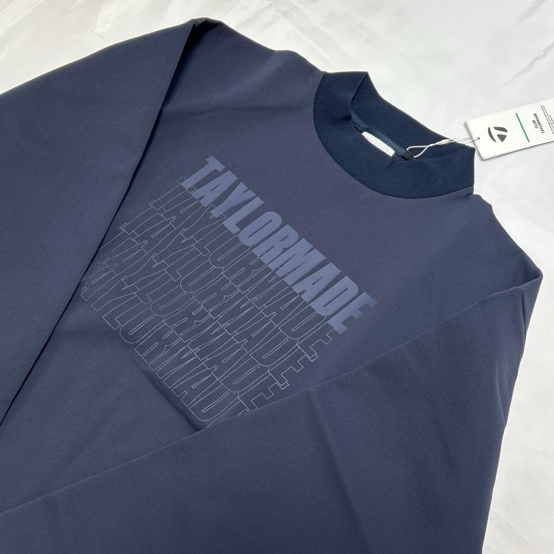 テーラーメイド グラフィックロゴ スウェットモック　サイズL ネイビー　新品