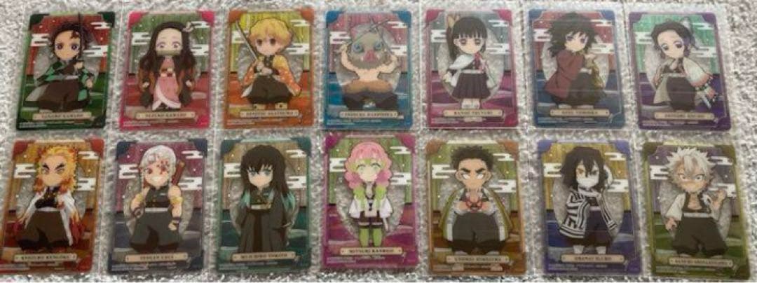 鬼滅の刃 ステンドグラスカード 第一弾.第二弾、コンプ