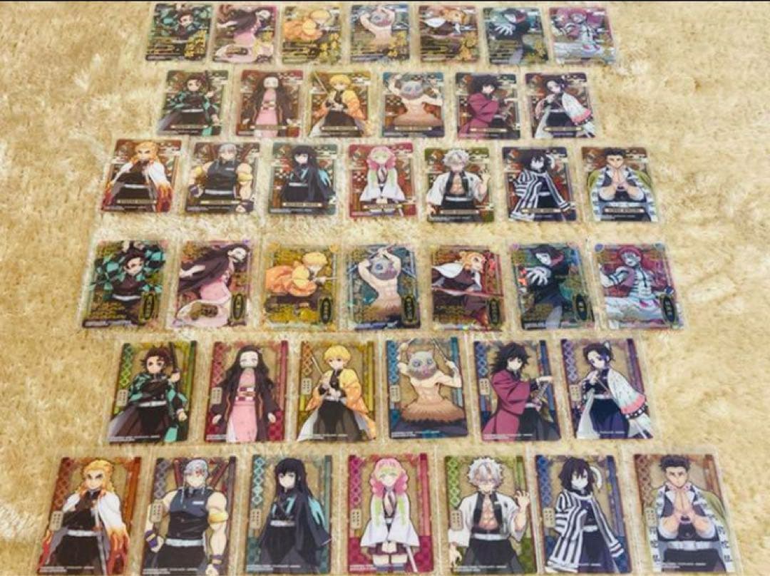 鬼滅の刃 ステンドグラスカード 第一弾.第二弾、コンプ