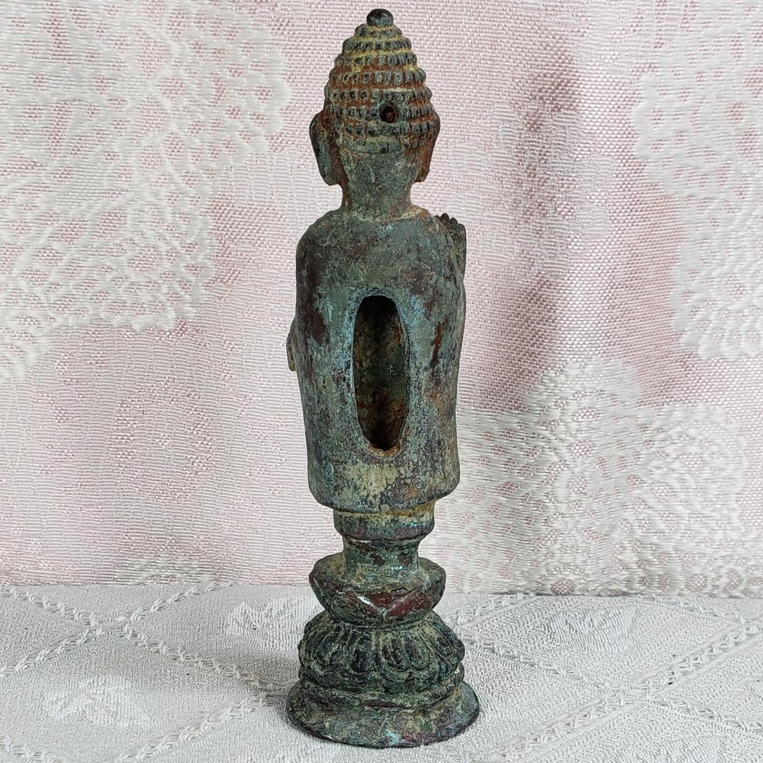 ◆新羅仏 金銅釈迦如来立像 仏像◆検）天平仏 飛鳥仏 百済仏 空海 親鸞 法然