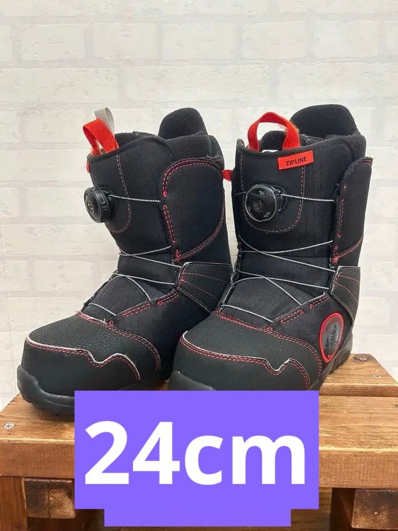 Burton 子ども用 ZIPLINE BOA ブーツ 24cm