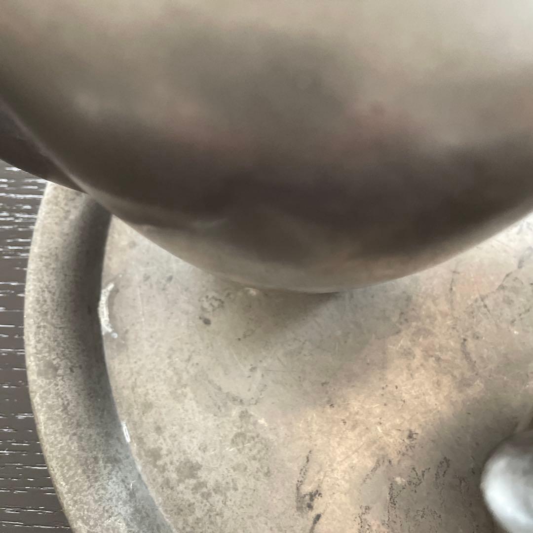 crescent pewter 社　ビンテージ　ピューター製ティーポットセット