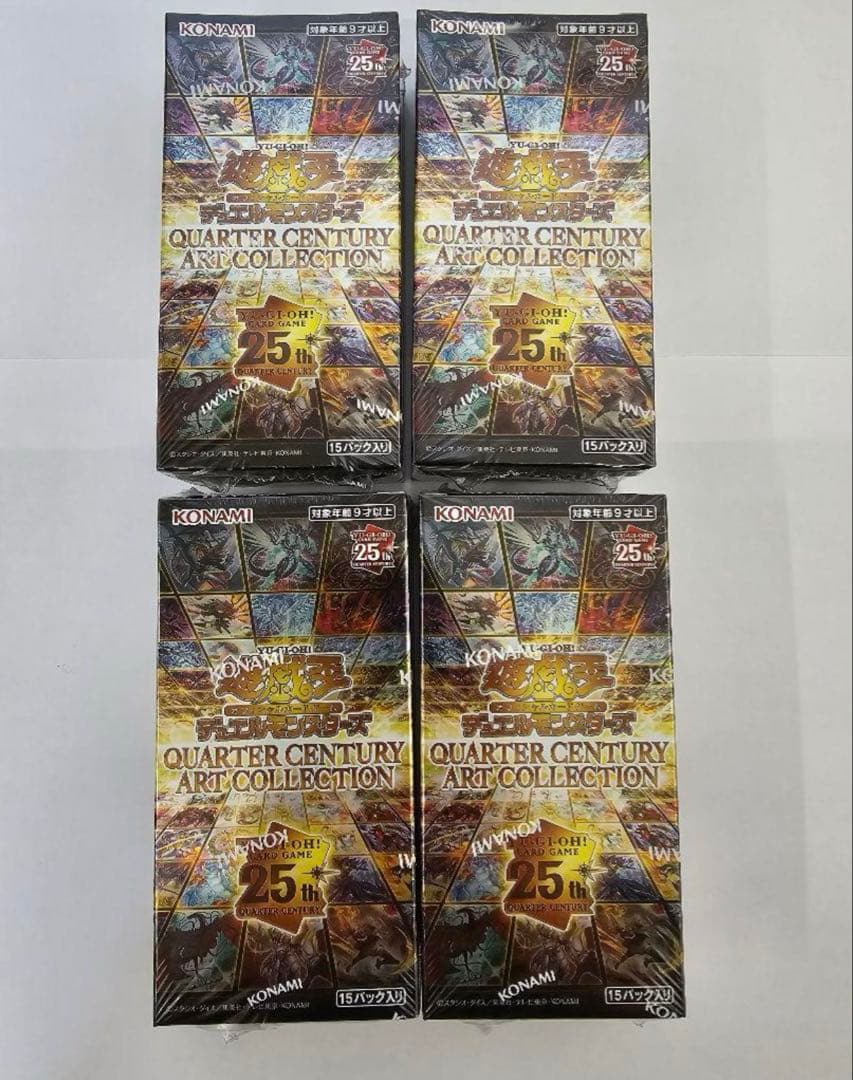 遊戯王 ART COLLECTIOシュリンク付き４BOX