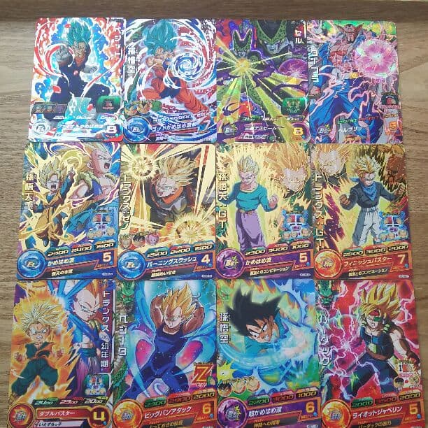 ⑭ ドラゴンボールヒーローズ カード12枚セット ベジット ☆☆☆☆