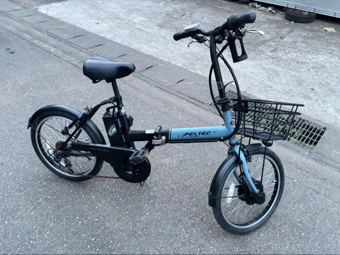 電動アシスト折りたたみ自転車 peltech