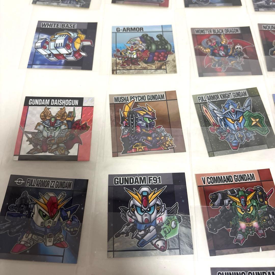 最新弾 元祖SDガンダム スナック2 メタリックシール 全33種フルコンプ