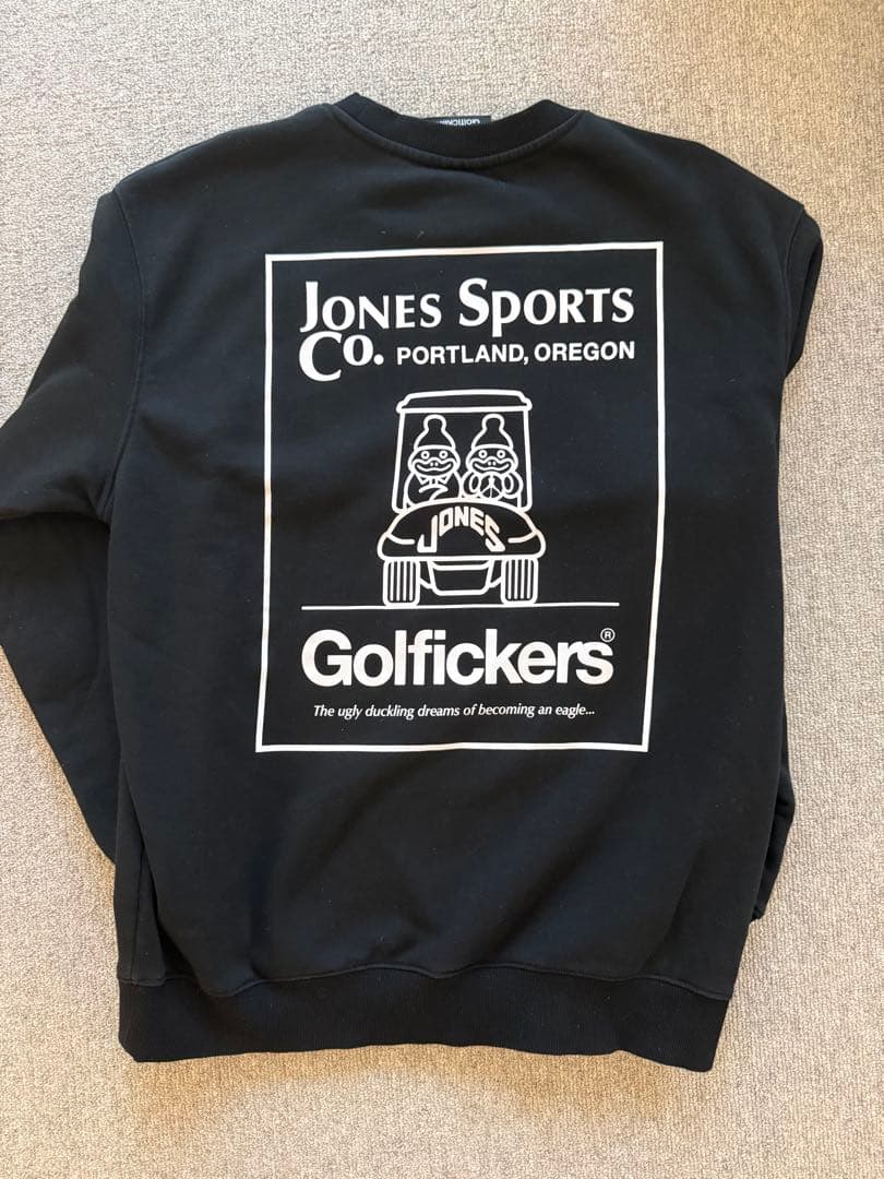 メンズウェア JONES x Golfickers G-Sweat Black XL