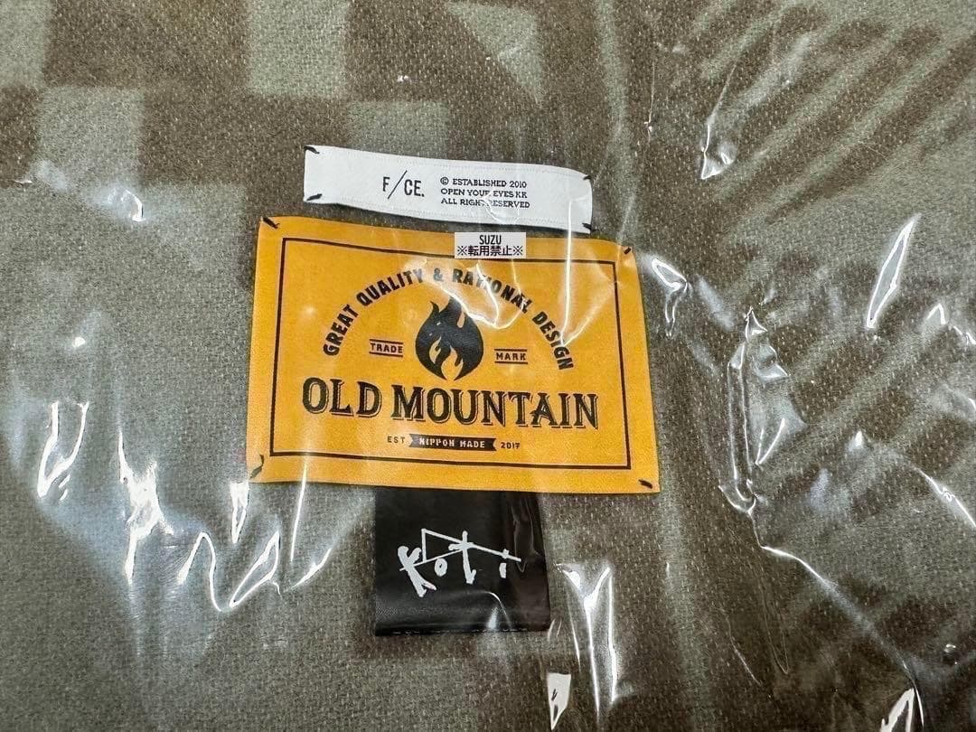 超限定 オールドマウンテン kakemono冬 molds ブランケット アシモ