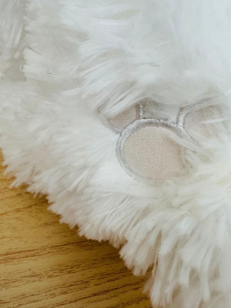 【レア】ディズニーベア 長毛 ホワイト　ダッフィー