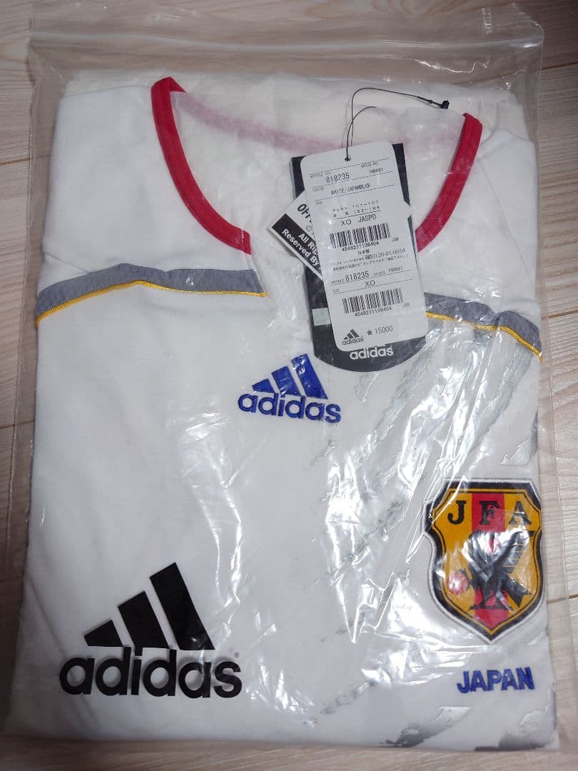選手支給品　新品　adidas　2006 日本代表　アウェイ　長袖