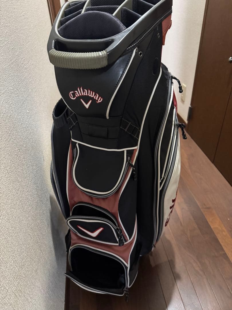 Callaway キャディバッグ 黒/赤/白