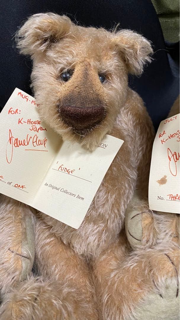 テディベア【世界限定】ジャネットクラーク 【世界限定1体】