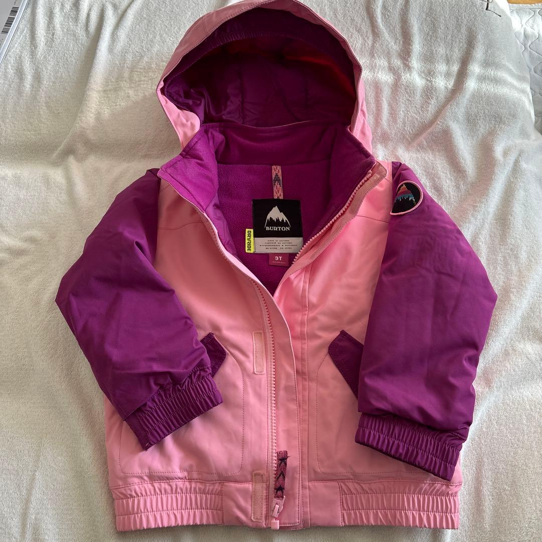 BURTON 子ども用ウェア 上下セット(ジャケット3T 、ボトム2T)
