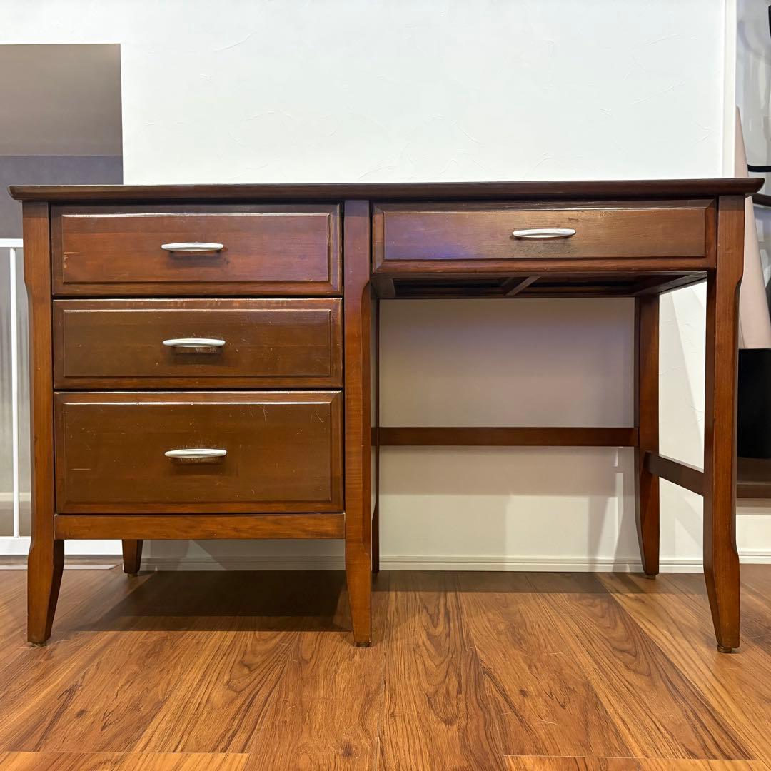 ヴィンテージ メープルデスク アメリカ製 リビング机US 60's 希少