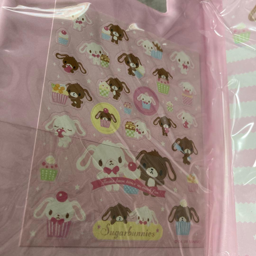 サンリオ　シュガーバニーズ　バインダーメモケーキ　平成レトロ　2009