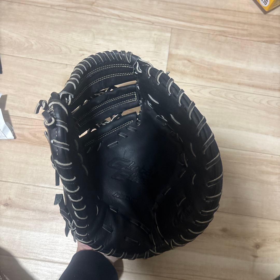 ミズノ 軟式グローブ 黒 ファーストミット