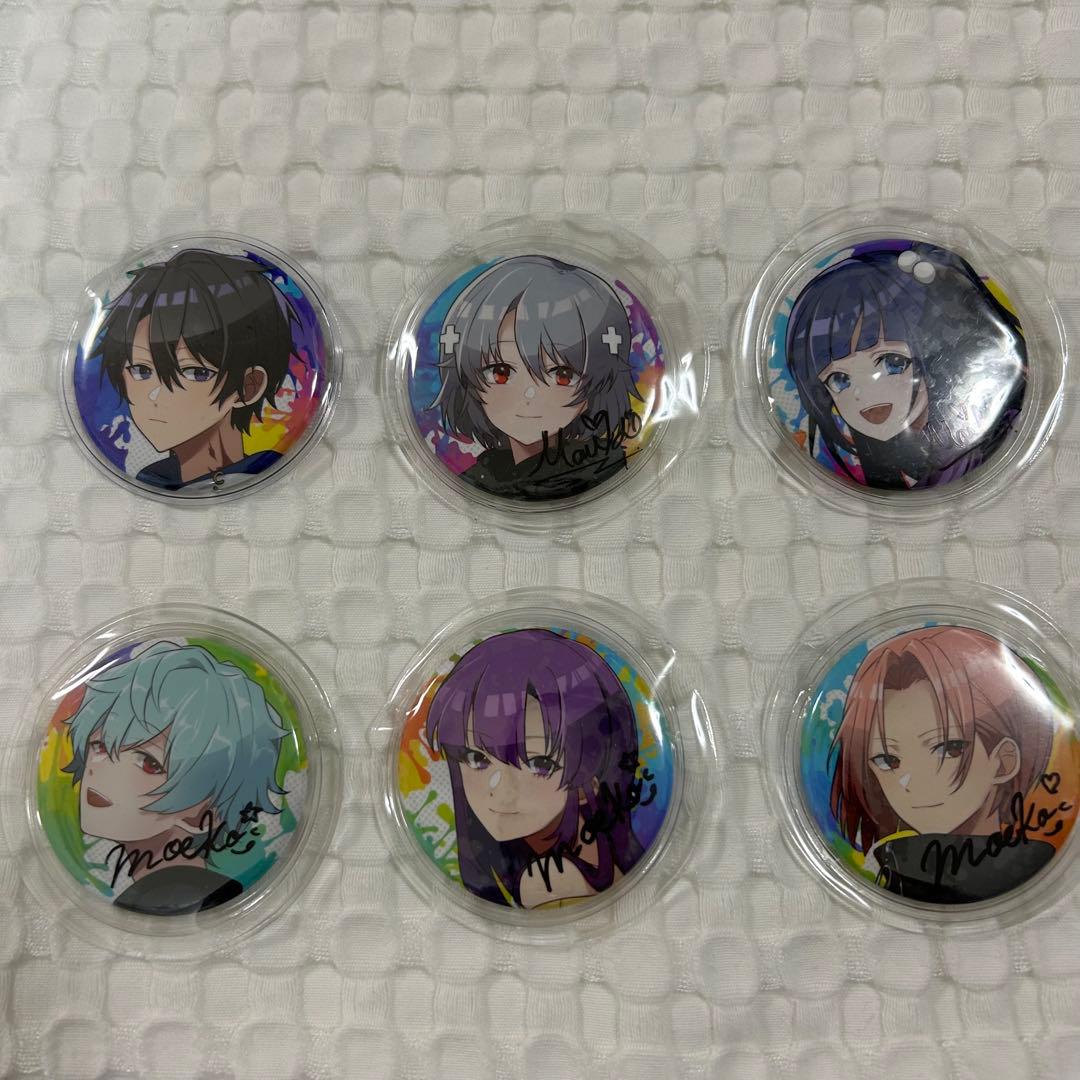 俺クロ 夏祭り書き下ろし キャンパス 缶バッジ ステッカー 8点セット