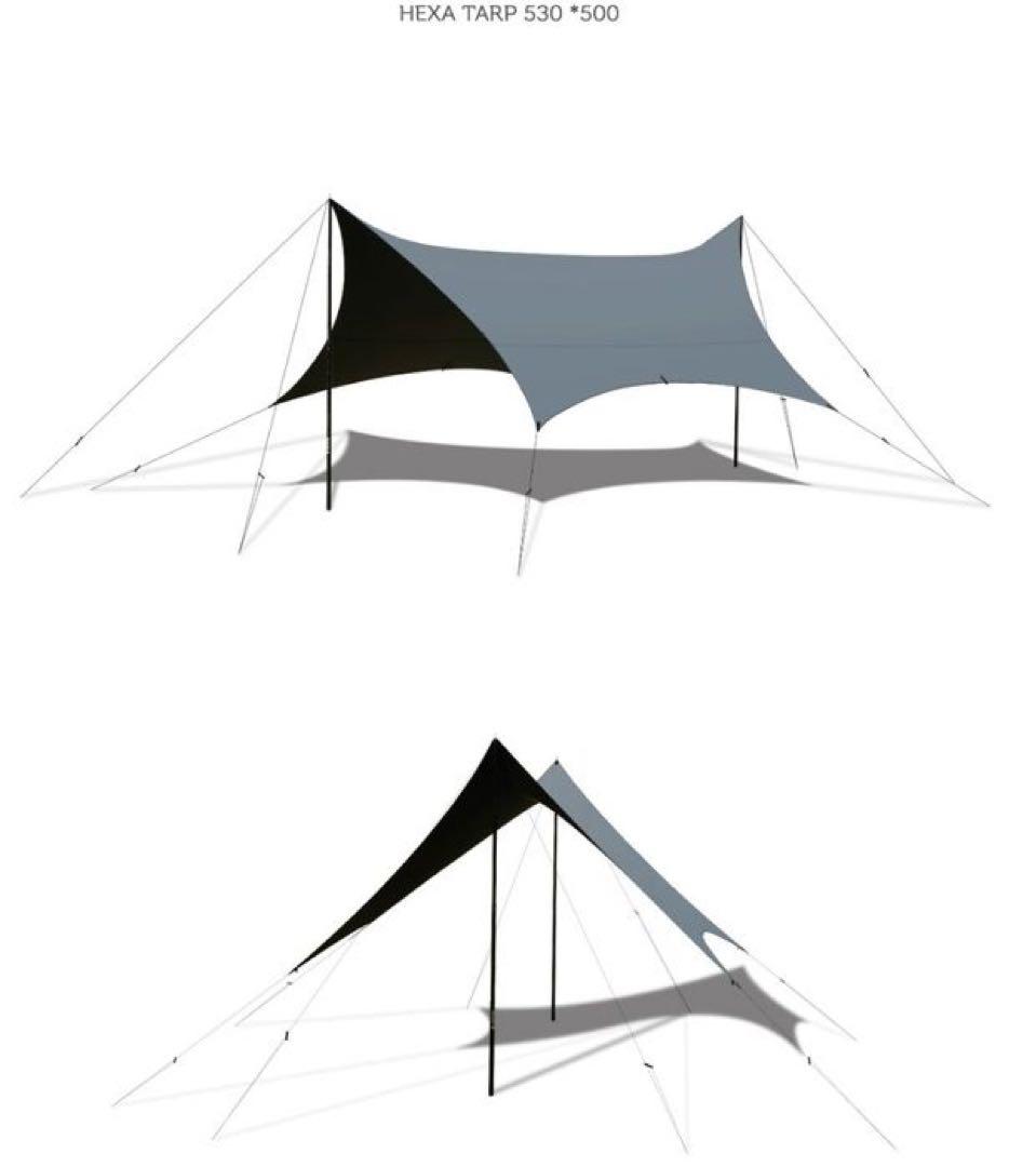 最新型 アーバンフォレスト ざぁーす　ヘキサタープ　幕男　グレー