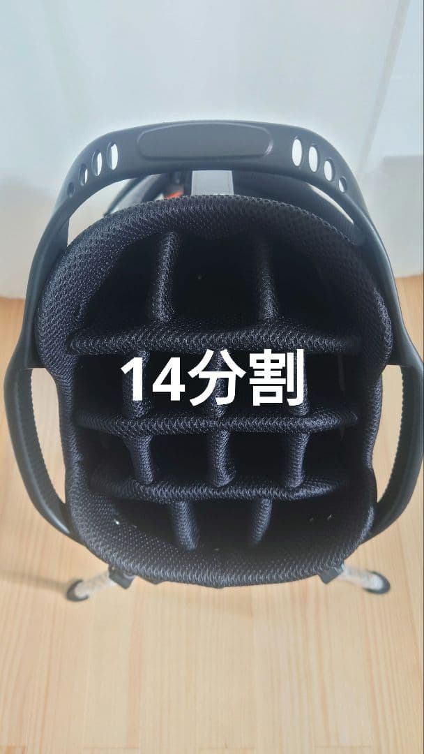 BENNINGTON ZONEゴルフバッグ グレー/オレンジ14分割　新品未使用