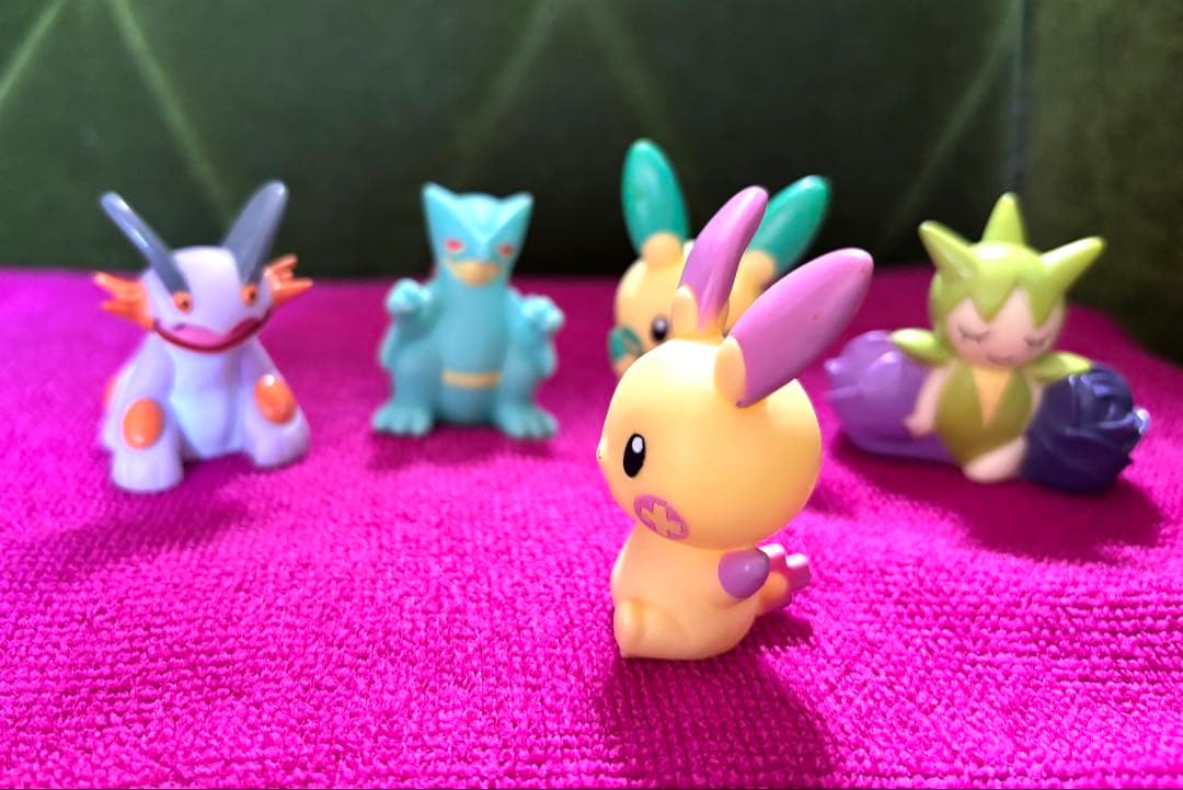 【限定品】ポケモンキッズ 色ちがい5体セット プラスル マイナン ジュカイン 他