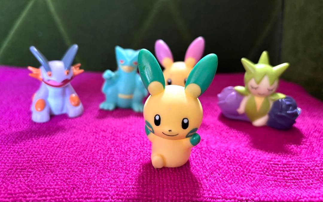 【限定品】ポケモンキッズ 色ちがい5体セット プラスル マイナン ジュカイン 他