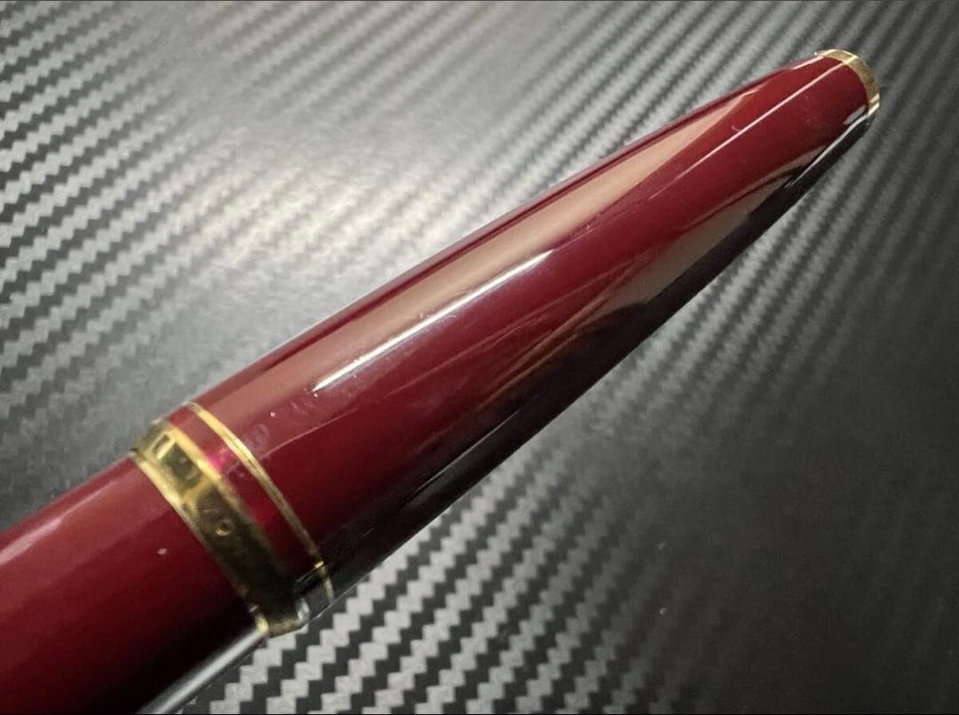 未使用に近い モンブラン No.221 万年筆 ボルドー EF 極細字