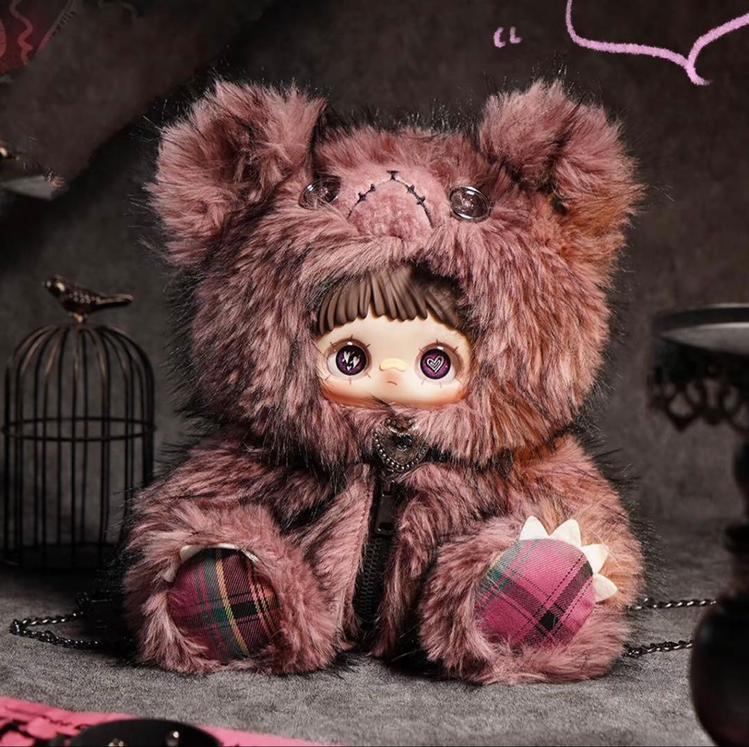 【最安値】MayMei 霉霉 反逆ぬいぐるみシリーズ 400％ ピンク　バッグ