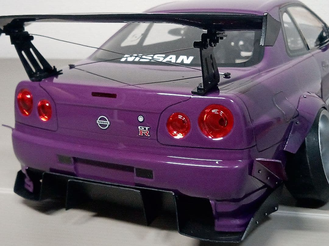 ラジコンボディ　カスタムボディNO.86 スカイラインR34 GTR