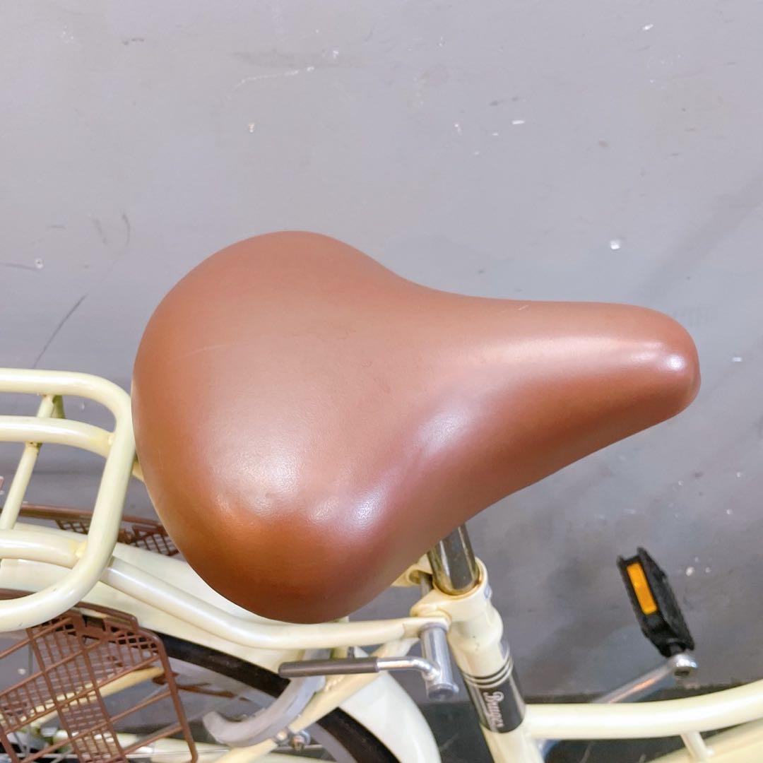 配送価格【980】《限定》一般車 ママチャリ Bruges クリーム 26インチ