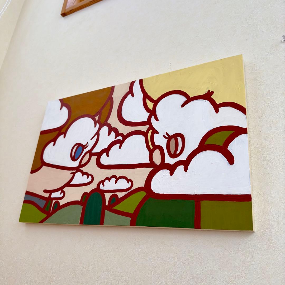 ●Kaoruko Negishi● 2点セット アクリル画　原画　紐付き