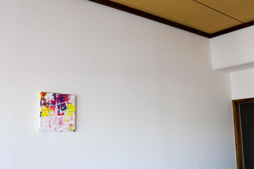 二枚組アクリル抽象画「自傷と降臨」｜現代アート・一点もの原画