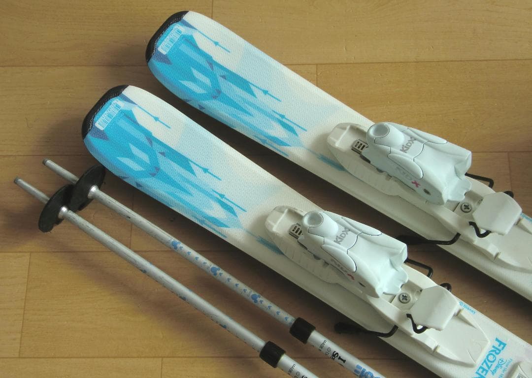 ■■送料無料■アナと雪の女王■子供用スキーセット■板110靴21.5■WAX済■