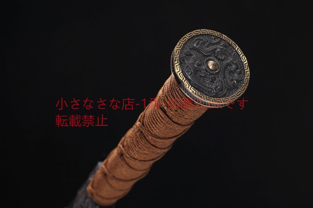 天罡漢剣純銅装模様鋼亀甲紋 古兵器 武具 刀装具 日本刀 模造刀 居合刀