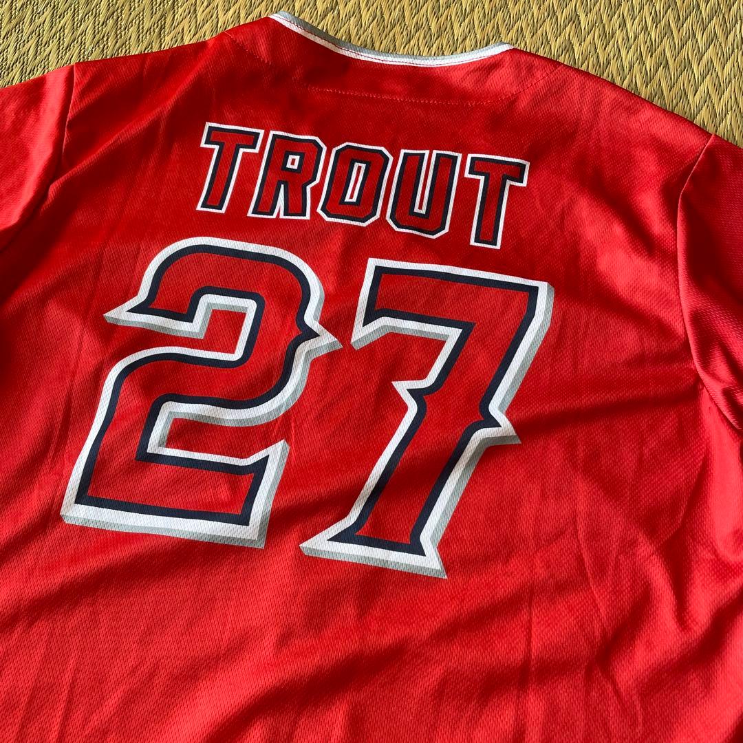 MLB メジャーリーグ野球エンジェルス27番トラウト　ユニホーム ロサンゼルス