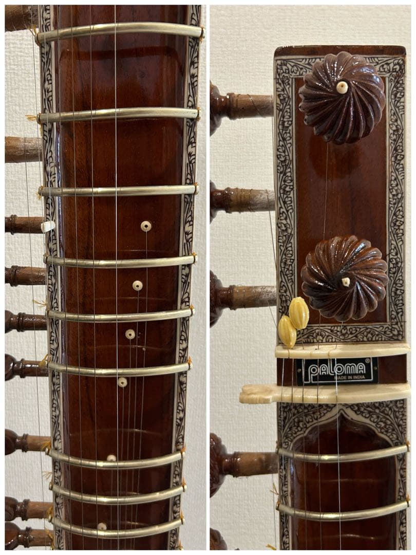 シタール インド 弦楽器 ソフトケース付き Paloma社製 キッズシタール