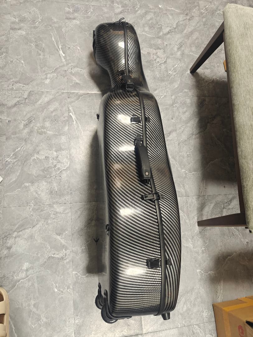 チェロ　ハード　ケース グレー ハードシェル　4/4