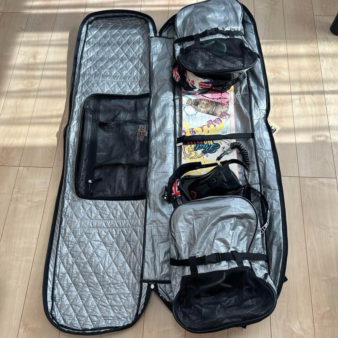 スノボ スノーボードセット デザイン ブーツ　バインディング付き