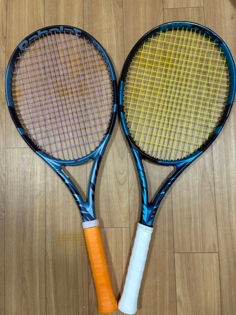 Babolat PURE DRIVE テニスラケット 2本セット G2 ブルー