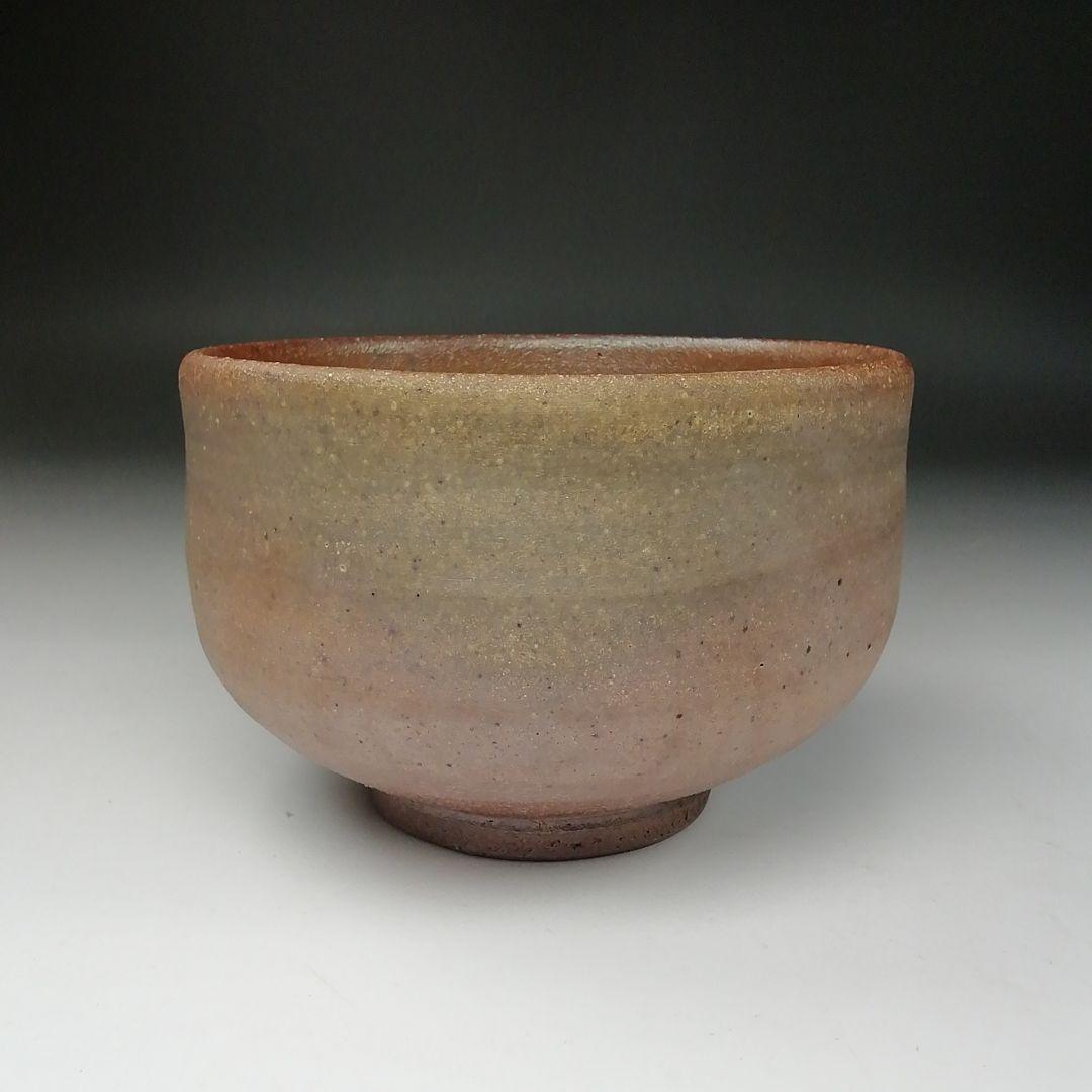 Ｔ１０９　茶碗　『薫染　茶碗』『益子焼』『箕輪靖夫』　共箱　抹茶碗　茶道具