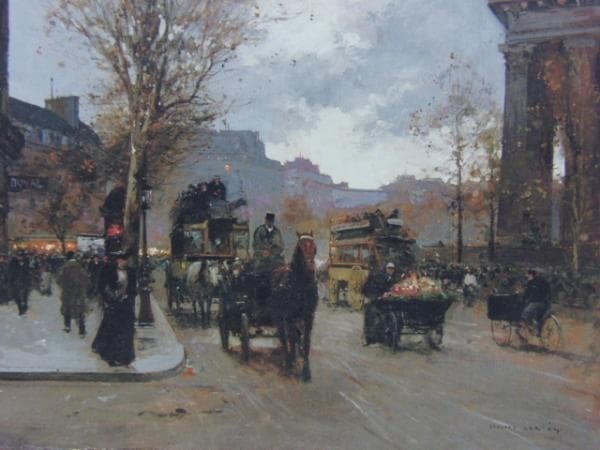 Cortes、Place de la Madeleine、希少画集より、新品額装