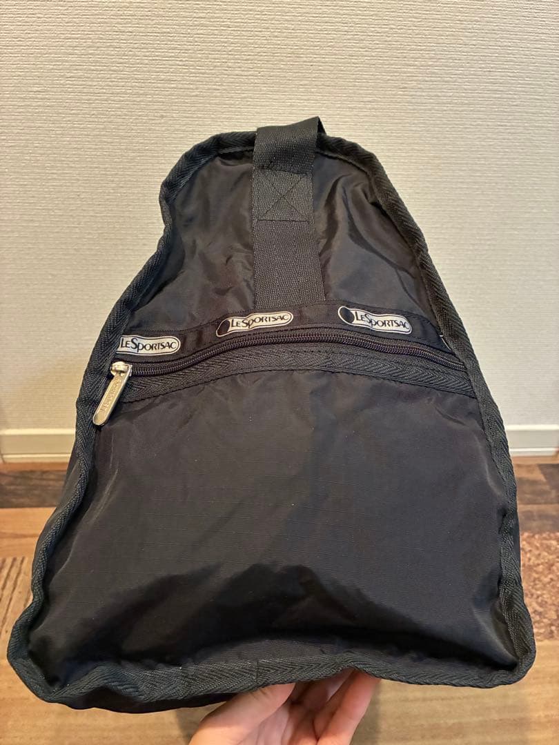 新品同　レスポートサック ボストンバッグ　オールブラック