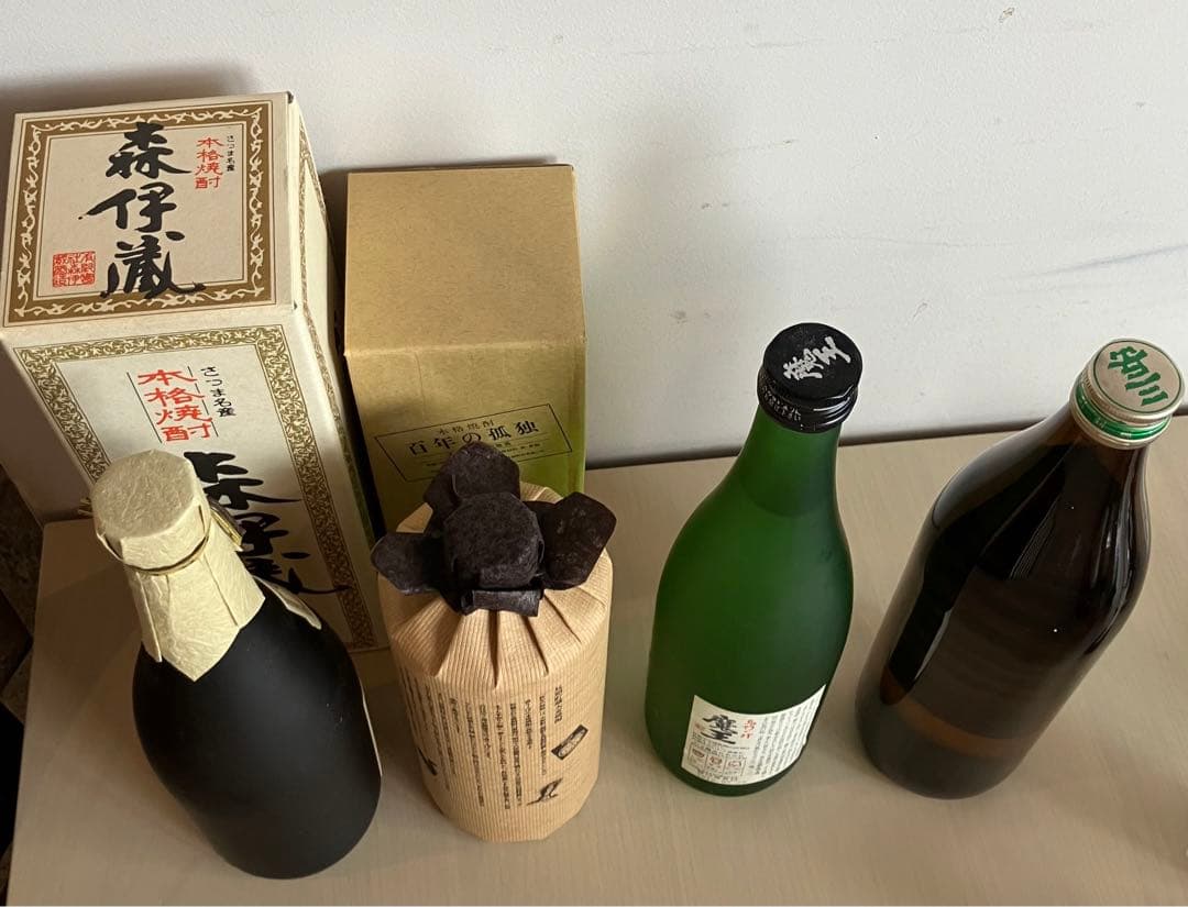 焼酎4本セット(森伊蔵・百年の孤独・魔王・三岳)