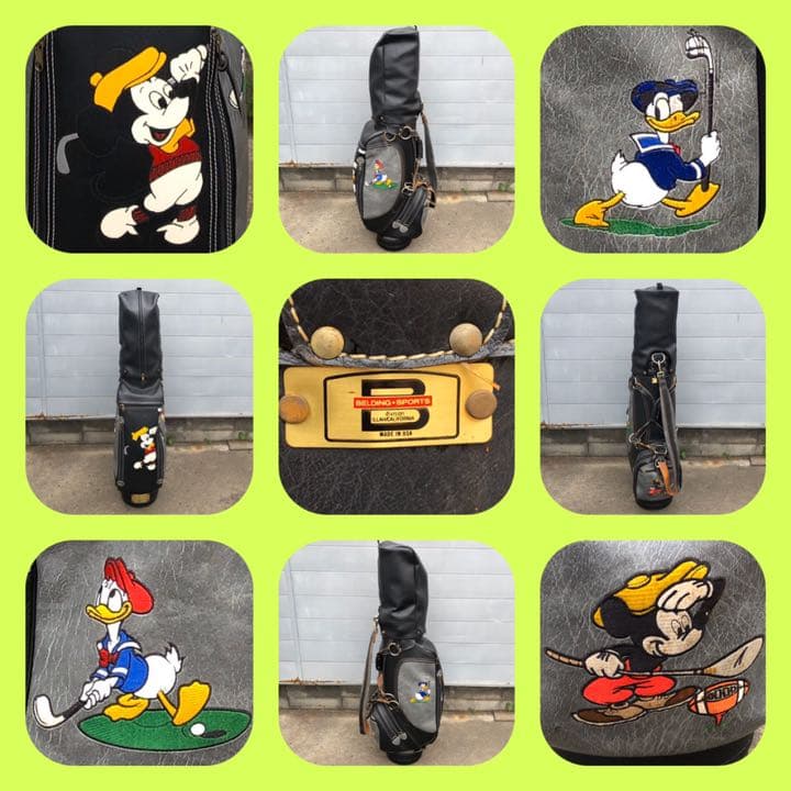 J*N様 【ベルディング】珍しいディズニーのキャディバッグです。★BELDING