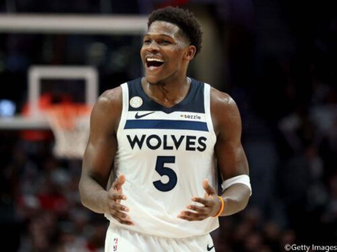 バスケ NBA ティンバーウルブズ　アンソニー・エドワーズ　ユニフォーム