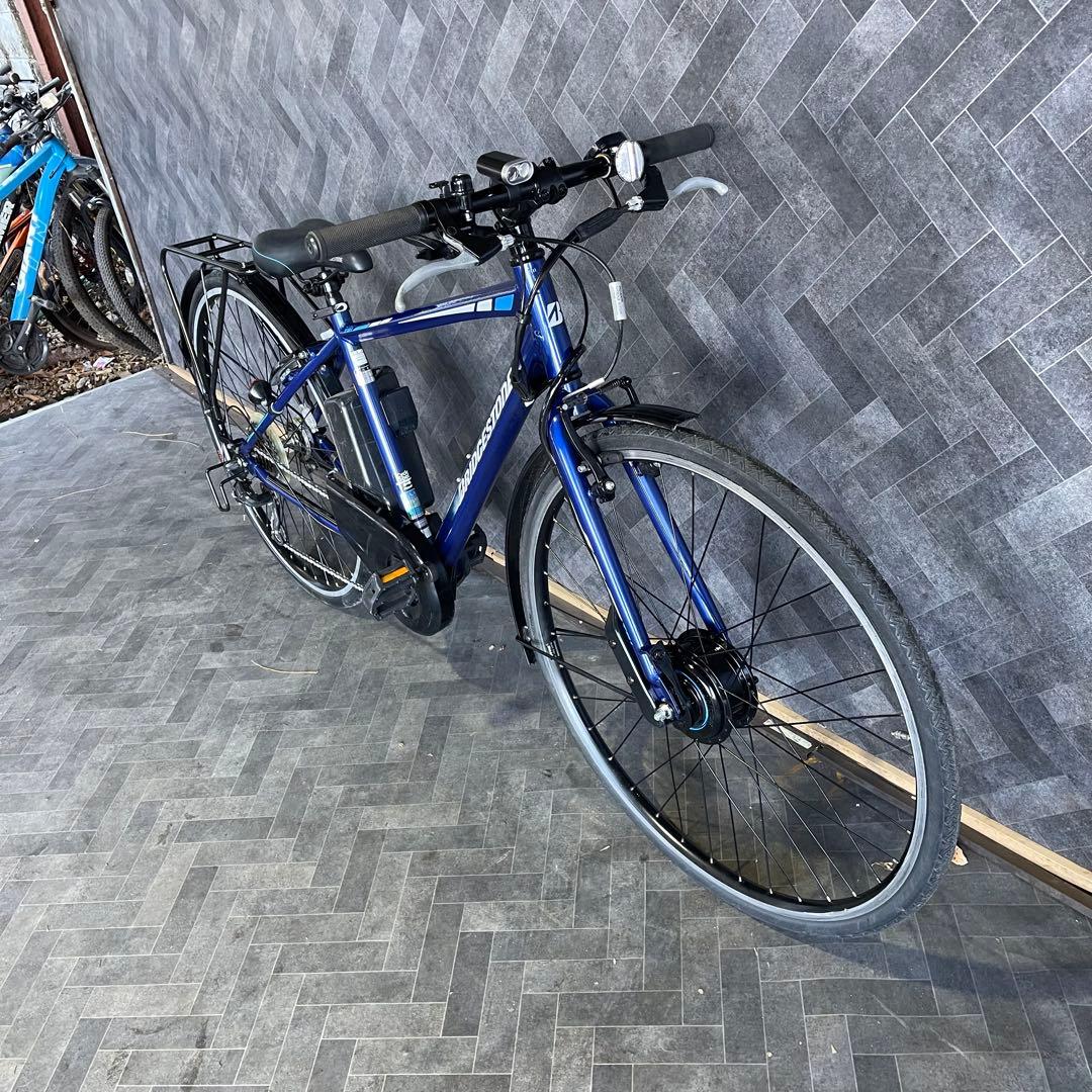 送料無料条件付 BRIDGESTONE 電動アシスト自転車 青バッテリーb200