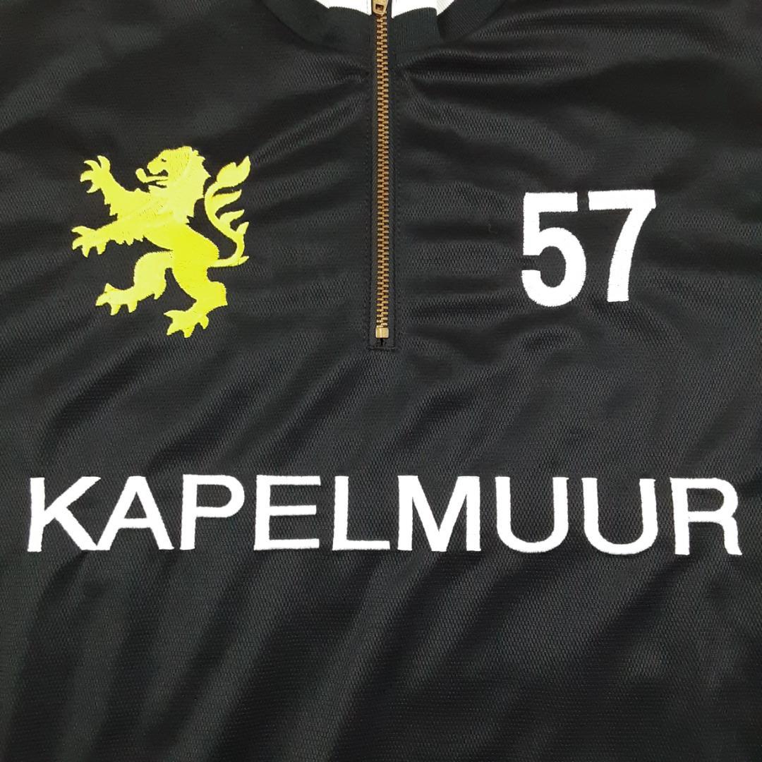 美品◎カペルミュール サイクルジャージ ブラック 黒 半袖 2点セット