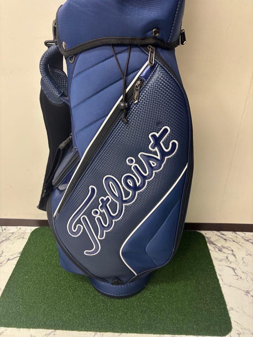 Titleist キャディバッグ 青